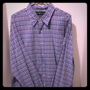 Men’s Ralph Lauren XL Custom Fit Button Down Shirt